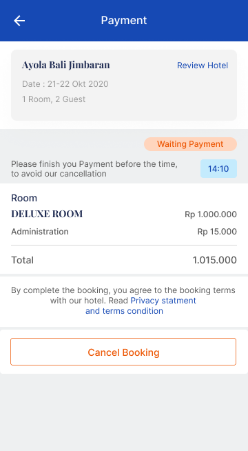 Payment — Screen 4