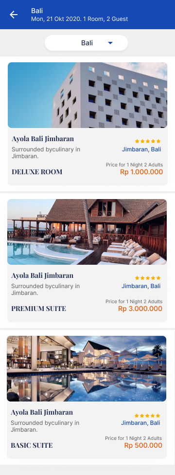 Booking — Screen 2