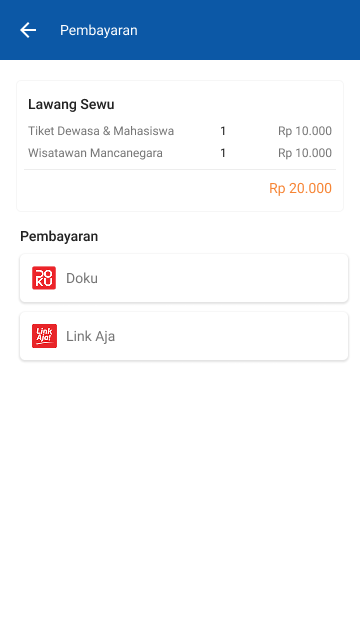 Payment Screen